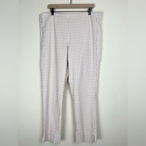 J. Jill Women’s Plaid Essential Cotton Stretch Pant